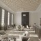 Ekena Millwork 66 56W x 66 56H x 38T Large Laird Decorative Fretwork Wood Ceiling Panels, Wood Paint Grade CELW67X67X0375LRDMF - alternate 3